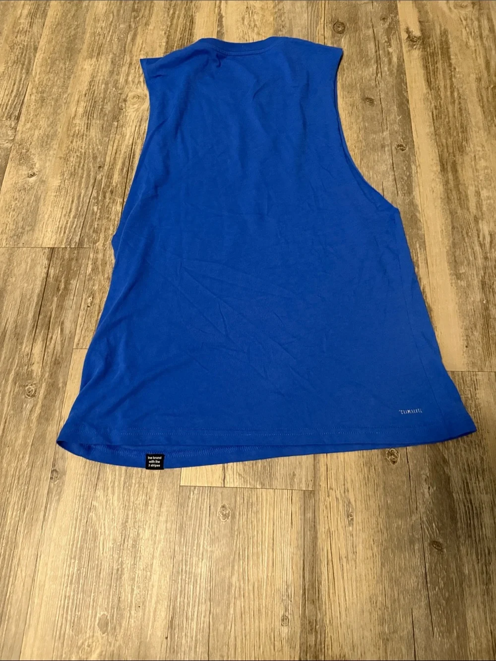 New. adidas Royal Blue Men's Logo Muscle Tank